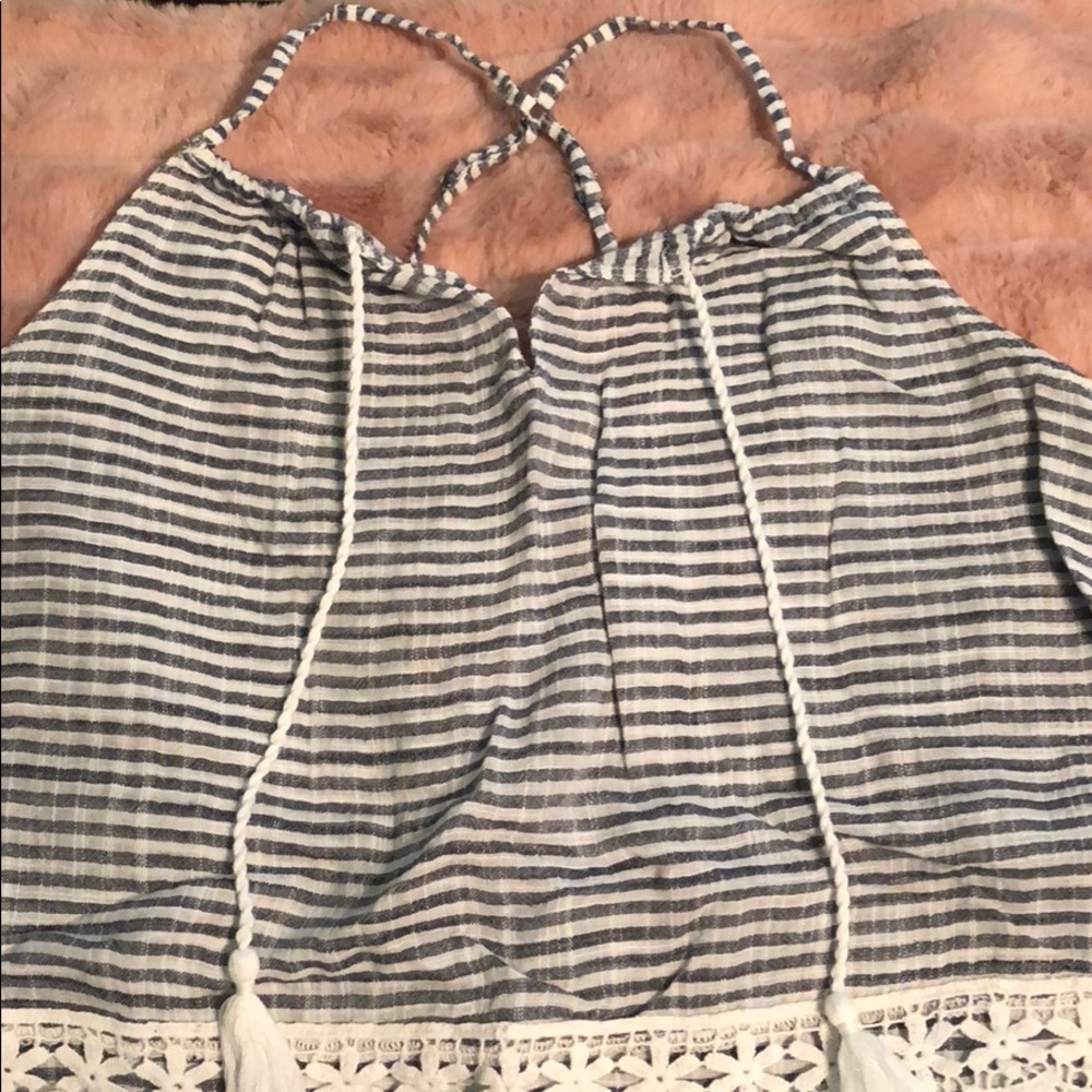 Strip tank top
